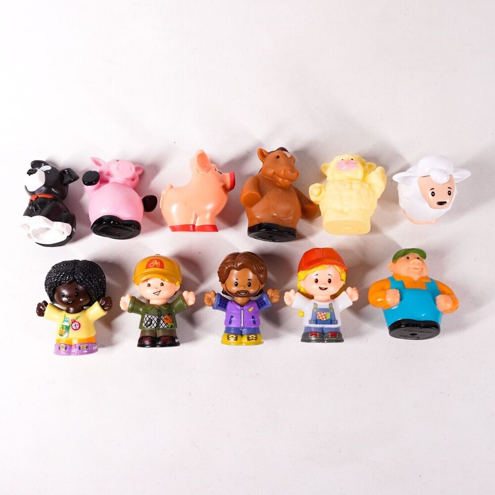 2" Little People Farmer Barnyard Animal Random Mixed Action Figure Toy Lot x11
